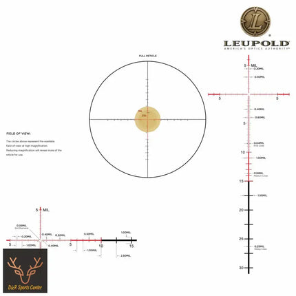 Leupold MARK 4HD 4.5-18x52 Rifle Scope M5C3 Side Focus FFP Illum. PR1-Mil Reticle 183624 Rifle Scope Leupold 