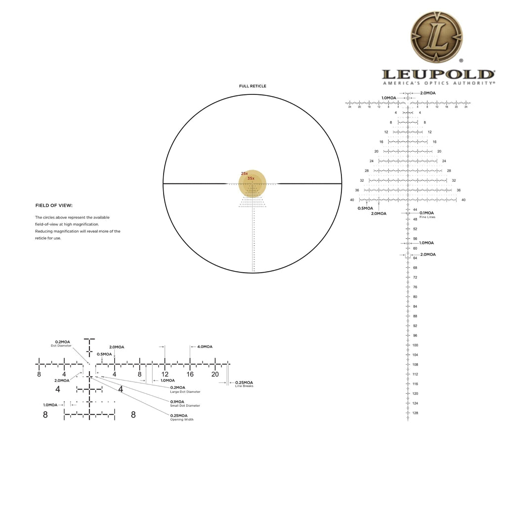 Leupold Mark 4HD 6–24×52 Rifle Scope M5C3 Side Focus FFP PR2-MOA Reticle Rifle Scope Leupold 