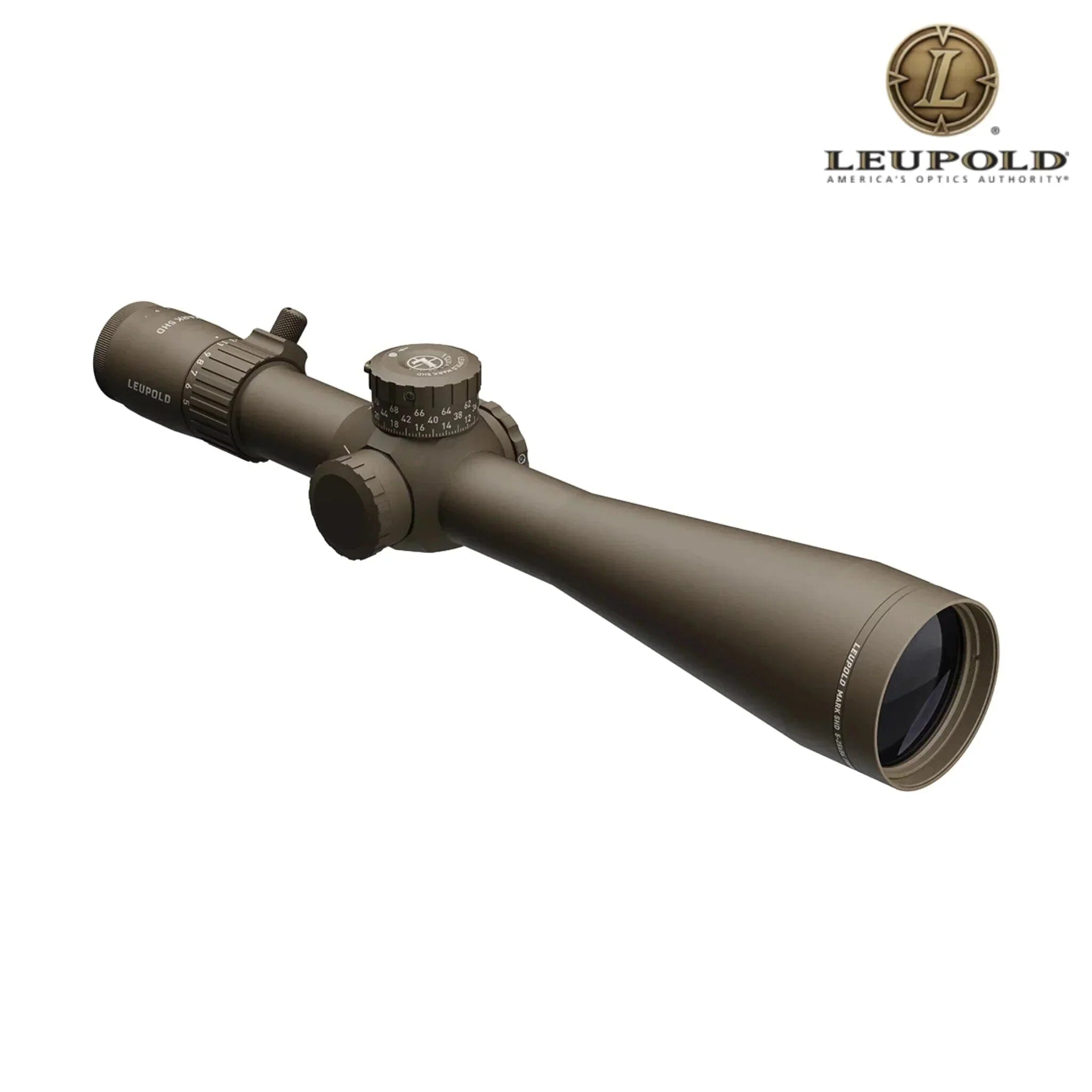 Leupold MARK 5HD 5–25×56 Rifle Scope M1C3 FFP PR-1 MOA Reticle Dark Earth Rifle Scope Leupold 