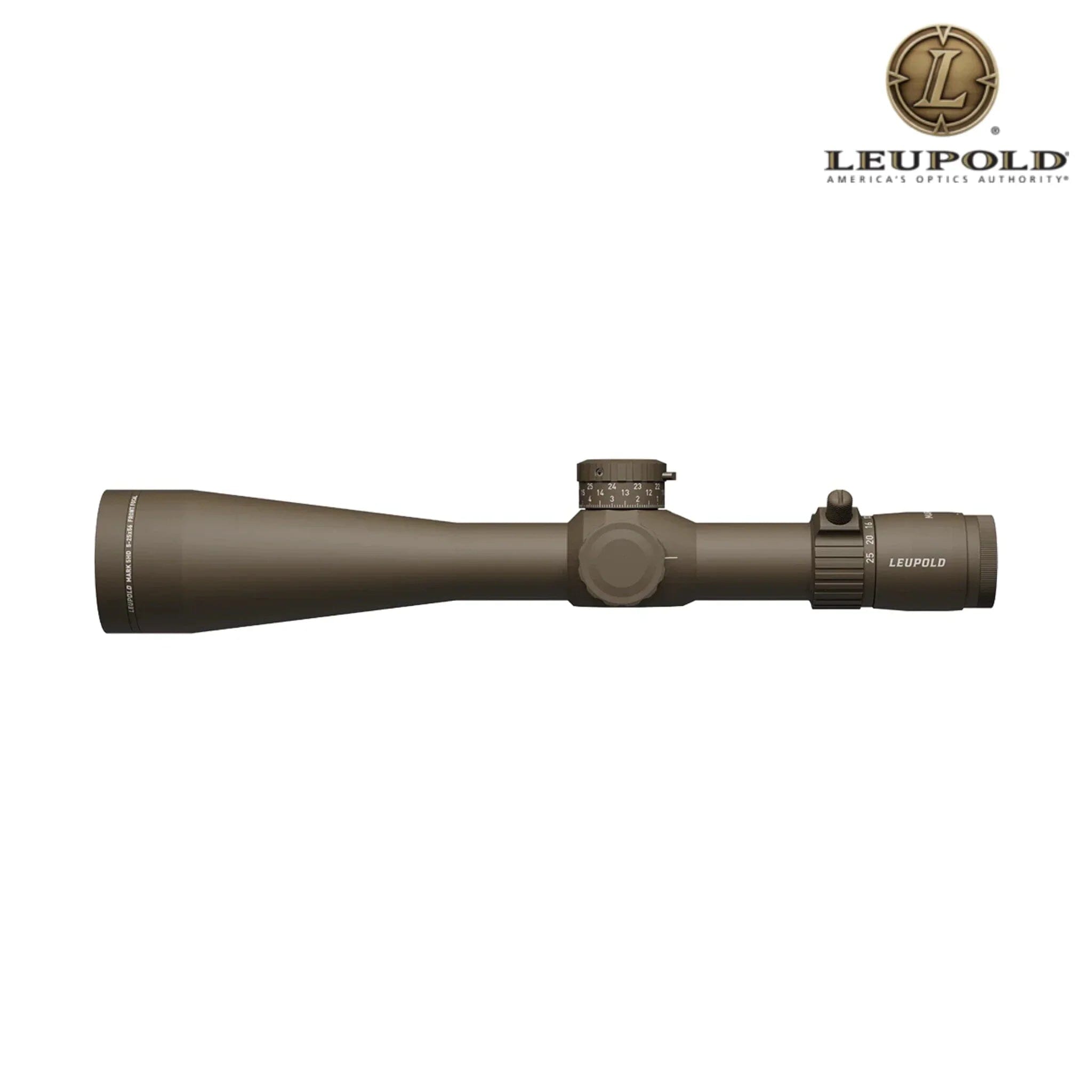 Leupold Mark 5HD 5-25x56 Rifle Scope M5C3 FFP PR2-MIL Reticle Dark Earth Rifle Scope Leupold 