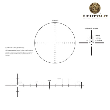 Leupold Mark 5HD M1C3 7-35x56 FFP Rifle Scope TMOA PLUS Reticle 174549 Rifle Scope Leupold 