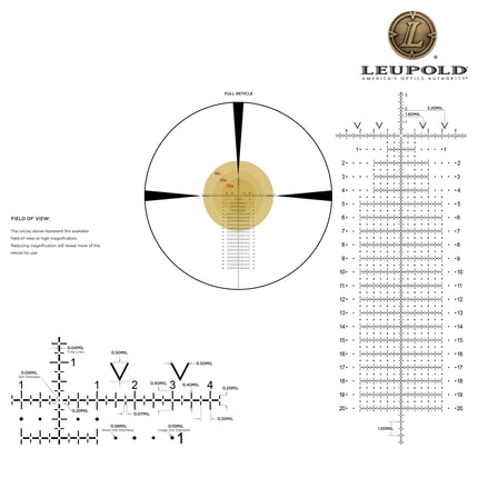 Leupold Mark 5HD M5C3 3.6-18x44 FFP Rifle Scope CCH Reticle 173297 Rifle Scope Leupold 