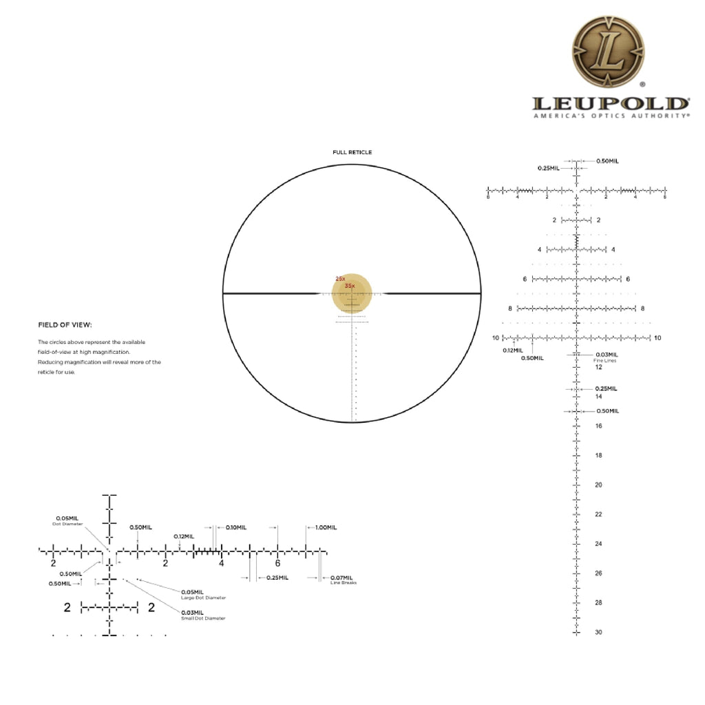 Leupold Mark 5HD 5-25x56 Rifle Scope M5C3 FFP PR2-MIL Reticle Dark Earth - 185071 Rifle Scope Leupold 