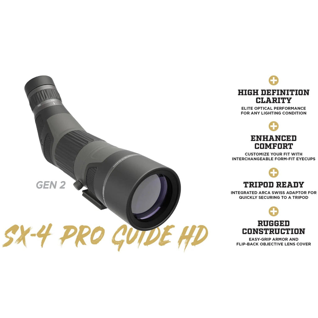 Leupold SX-4 Pro Guide HD Gen 2 15-45x65 Angled Spotting Scope, product image 6
