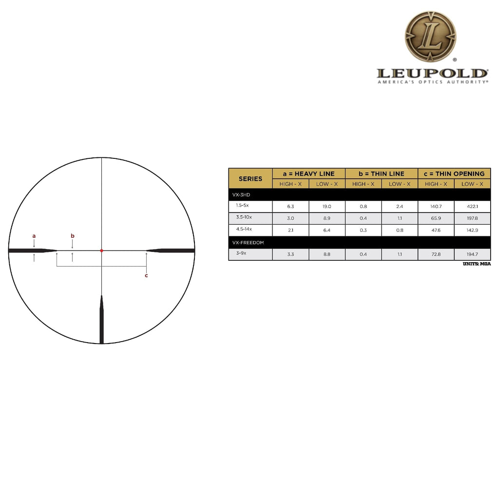 Leupold VX-3HD 3.5–10×40 CDS-ZL Rifle Scope FireDot Twilight Hunter Reticle Rifle Scope Leupold 