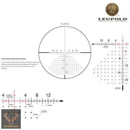 Leupold VX-6HD 4-24x52 CDS-TZL3 Rifle Scope Illum. Impact-23 MOA Reticle 179293 Rifle Scope Leupold 