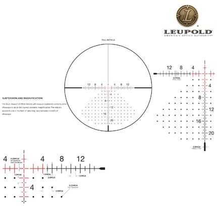 Leupold VX-6HD 4-24x52 CDS-TZL3 Rifle Scope Illum. Impact-23 MOA Reticle 179293 Rifle Scope Leupold 