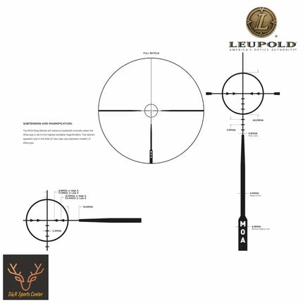 Leupold VX-Freedom 1.5-4x20 Rifle Scope MOA-Ring Reticle 180590 LPVO Rifle Scope Leupold 