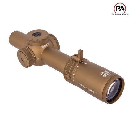 Primary Arms Compact PLxC 1-8x24 FFP Rifle Scope ACSS Griffin MIL M8 Reticle FDE LPVO Rifle Scope Primary Arms 