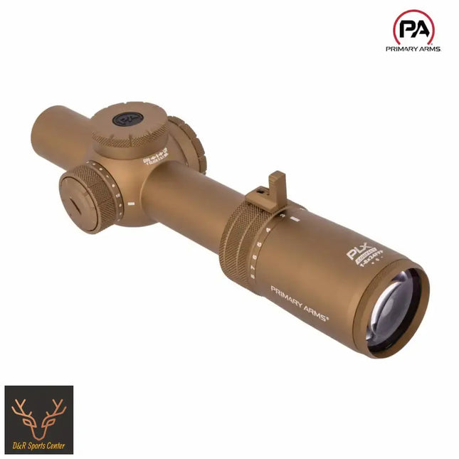 Primary Arms Compact PLxC 1-8x24 FFP Rifle Scope ACSS Raptor M8 Yard 5.56/.308 Reticle FDE LPVO Rifle Scope Primary Arms 