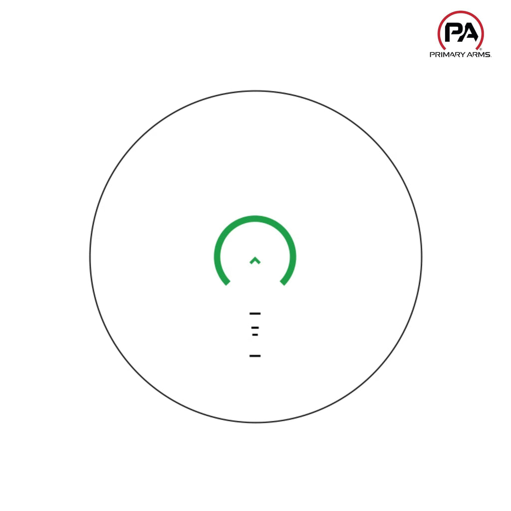 Primary Arms GLx 1x MicroPrism Scope - Green ACSS Cyclops Reticle - Black Prism Scope Primary Arms 