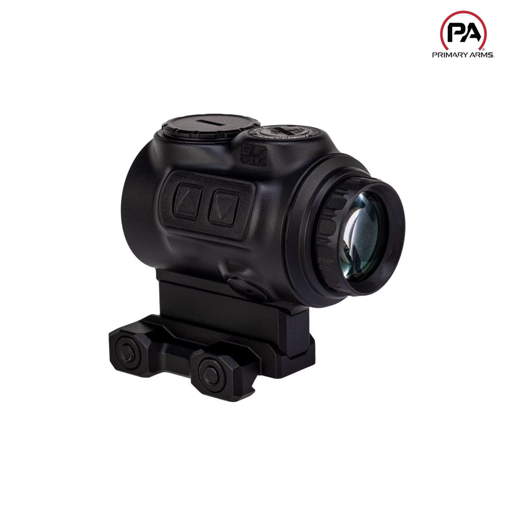 Primary Arms GLx 1x MicroPrism Scope - Green ACSS Cyclops Reticle - Black Prism Scope Primary Arms 