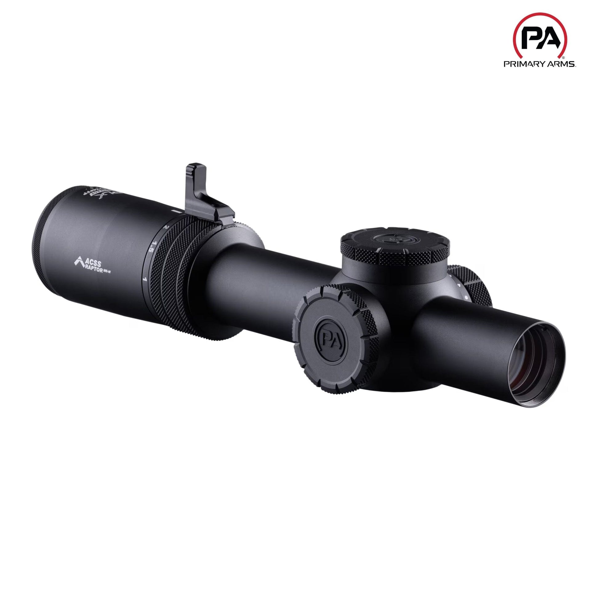 Primary Arms Compact PLxC 1-8x24 FFP Rifle Scope ACSS Raptor M8 5.56/.308 Meter Reticle - MPN: 610148 Rifle Scope Primary Arms 