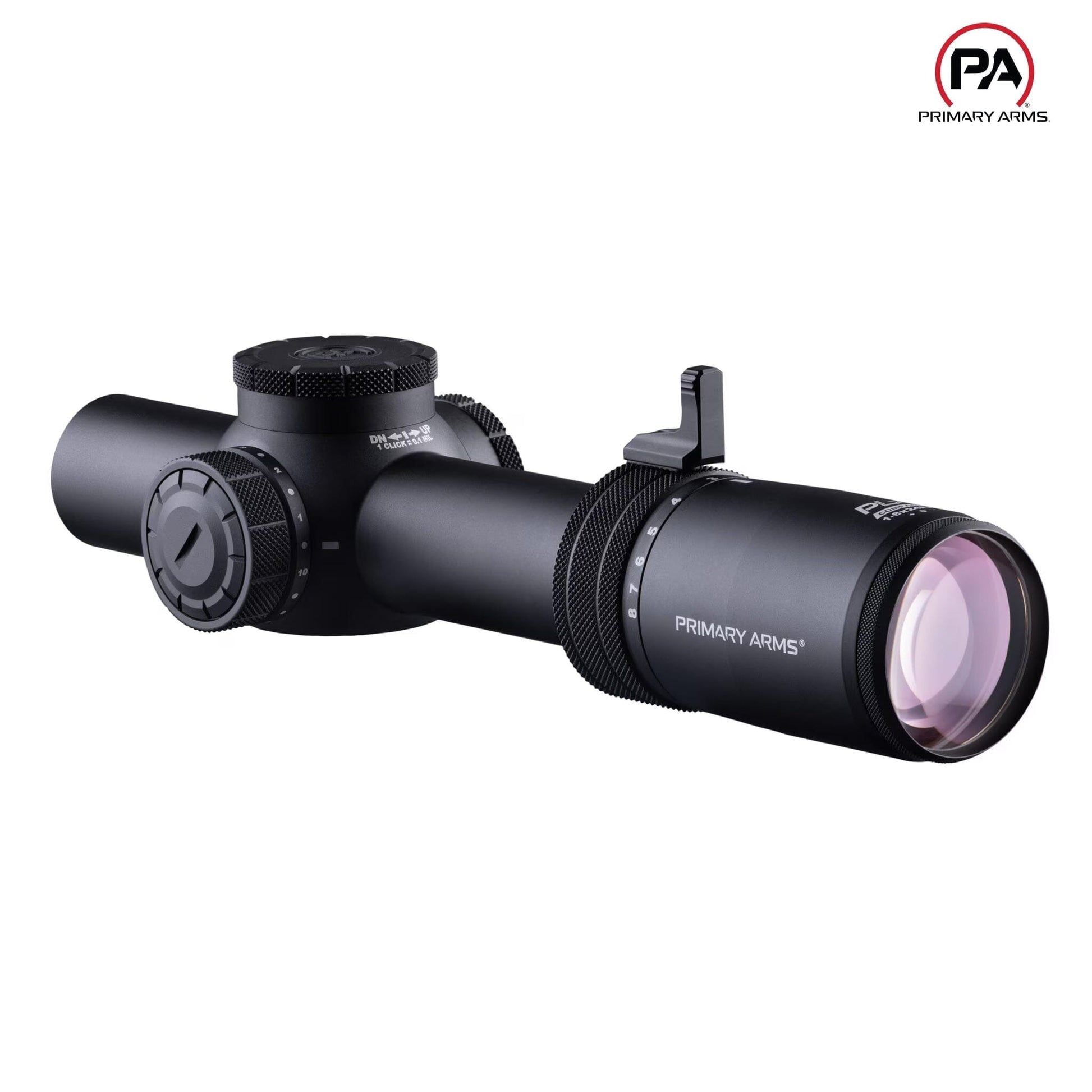 Primary Arms Compact PLxC 1-8x24 FFP Rifle Scope ACSS Raptor M8 5.56/.308 Meter Reticle - MPN: 610148 Rifle Scope Primary Arms 