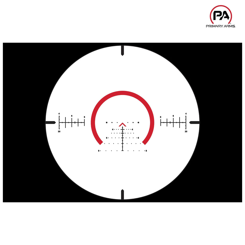 Primary Arms Compact PLxC 1-8x24 FFP Rifle Scope ACSS Raptor M8 5.56/.308 Meter Reticle - MPN: 610148 Rifle Scope Primary Arms 