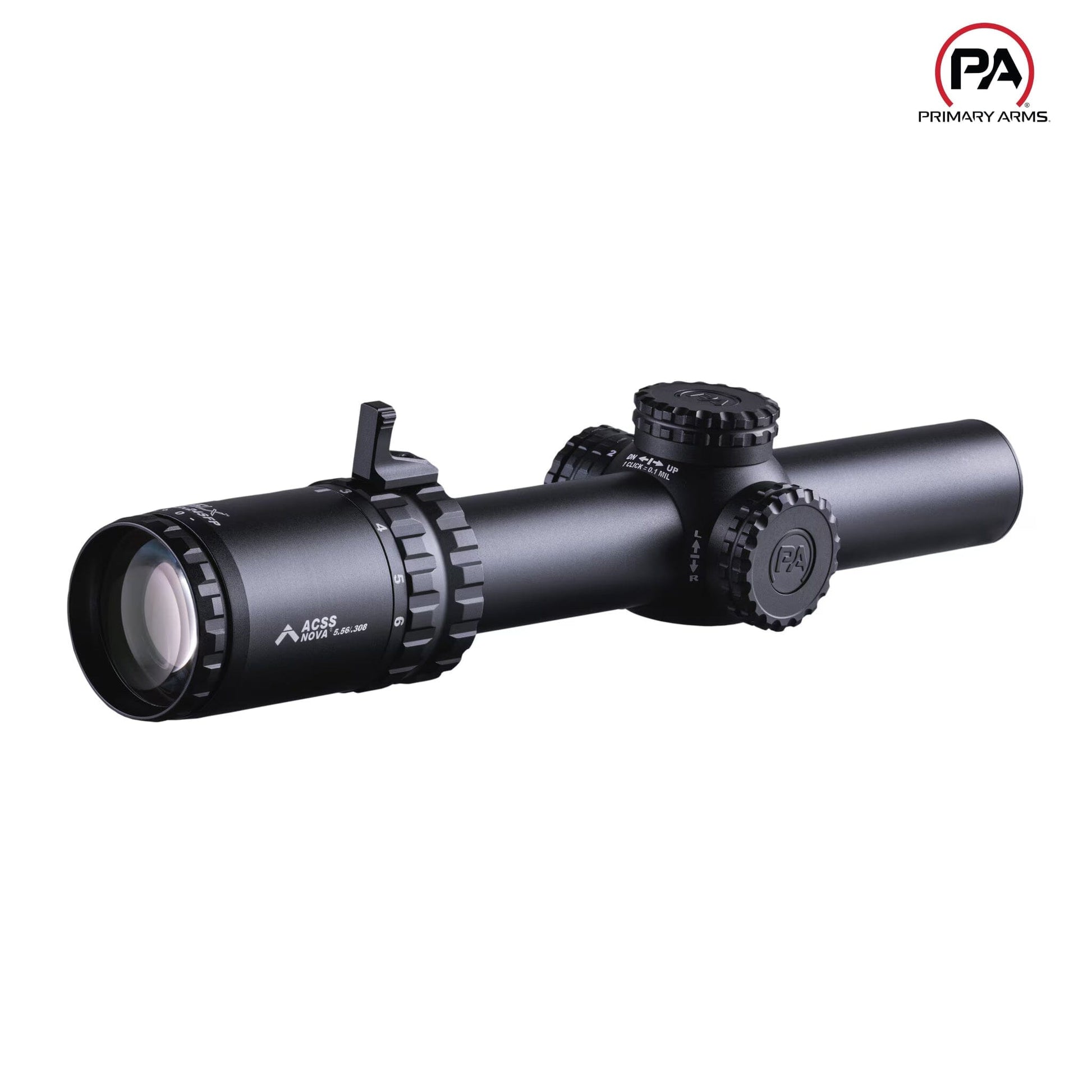Primary Arms SLx 1-6x24 SFP Rifle Scope Gen IV Illum. Red ACSS Nova 5.56/.308 Fiber Wire Reticle - MPN: 610206 Rifle Scope Primary Arms 