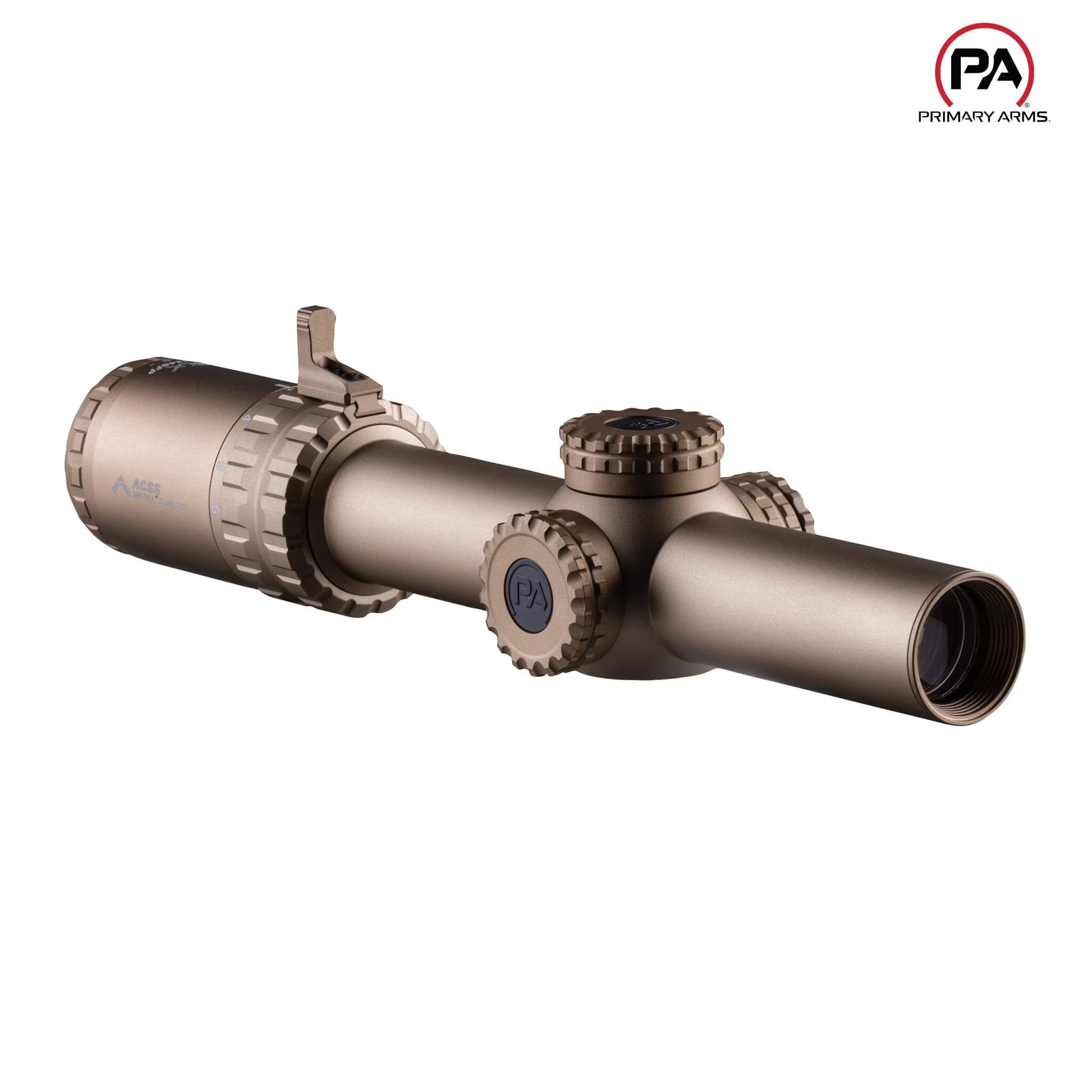 Primary Arms SLx 1-6x24 SFP Rifle Scope Gen IV Illum Red ACSS Nova Fiber Wire Reticle FDE - MPN: 610207 Rifle Scope Primary Arms 