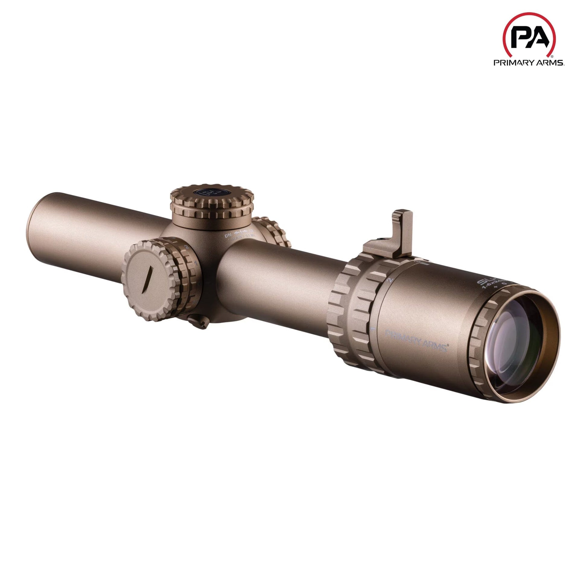 Primary Arms SLx 1-6x24 SFP Rifle Scope Gen IV Illum Red ACSS Nova Fiber Wire Reticle FDE - MPN: 610207 Rifle Scope Primary Arms 