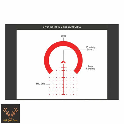 Primary Arms SLx 1-8x24 Rifle Scope ACSS GRIFFIN X MIL Reticle LPVO Rifle Scope Primary Arms 