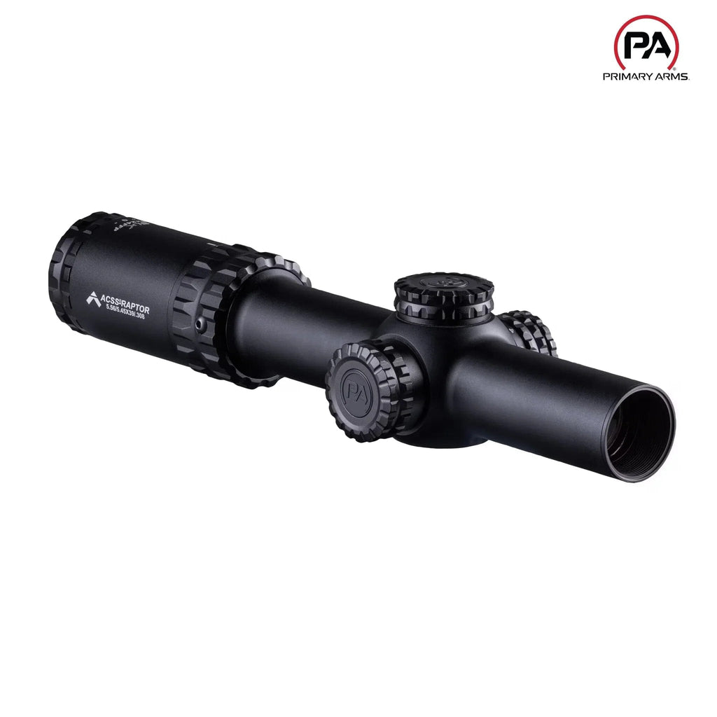 Primary Arms SLx 1-8x24 Riflescope - ACSS RAPTOR 5.56/5.45/.308 Reticle Rifle Scope Primary Arms 