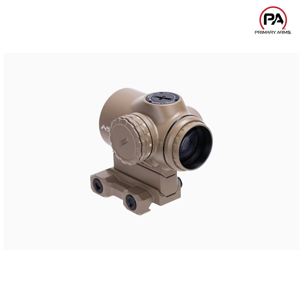Primary Arms SLx 1X MicroPrism Scope - Red ACSS Cyclops Gen II Reticle - FDE Prism Scope Primary Arms 