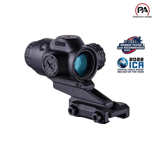 Primary Arms SLx 3x MicroPrism Scope Red ACSS Raptor 5.56/.308 Yard Reticle - MPN: 710036 Prism Scope Primary Arms 