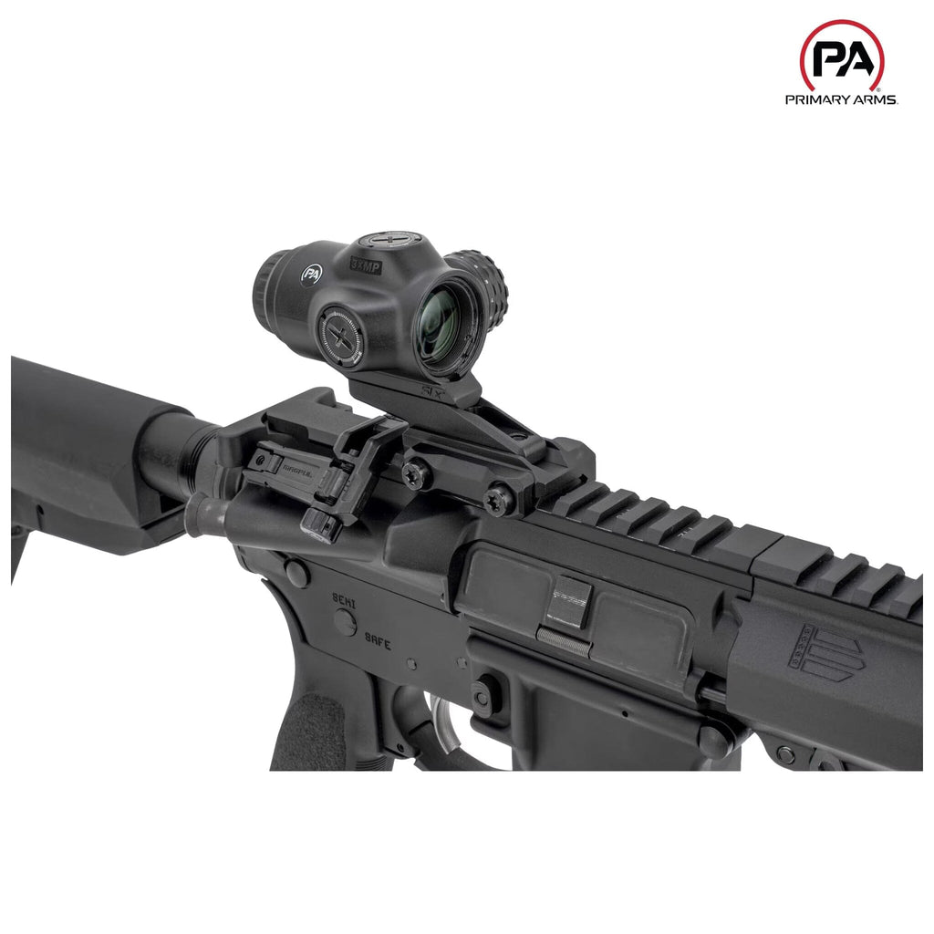 Primary Arms SLx 3x MicroPrism Scope - Red ACSS Raptor 7.62x39/300 BLK Yard Reticle - Black Prism Scope Primary Arms 