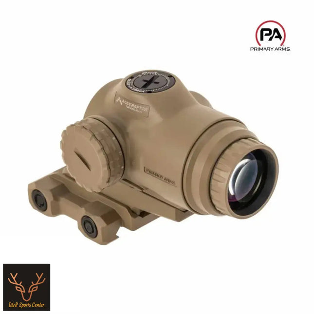 Primary Arms SLx 3x MicroPrism Sight Red ACSS RAPTOR 5.56/.308 Yard Reticle FDE - MPN: 710054 Prism Scope Primary Arms 