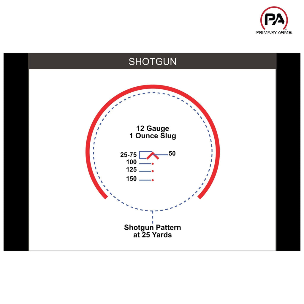Primary Arms SLx MD-25 Rotary Knob Microdot Gen II - ACSS-CQB Dot Red Dot Sight Primary Arms 