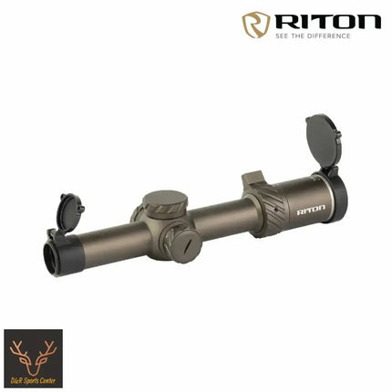 Riton Optics 3 Tactix 1-8x24 Rifle Scope Illum. OT Reticle FDE 3T18ASIFDE23 LPVO Rifle Scope Riton Optics 