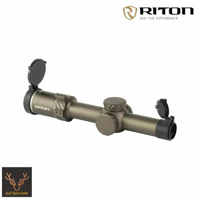 Riton Optics 3 Tactix 1-8x24 Rifle Scope Illum. OT Reticle FDE 3T18ASIFDE23 LPVO Rifle Scope Riton Optics 