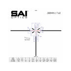 SAI Optics 1-6x24 Riflescope .308/7.62 Crosshair Reticle, product image 5