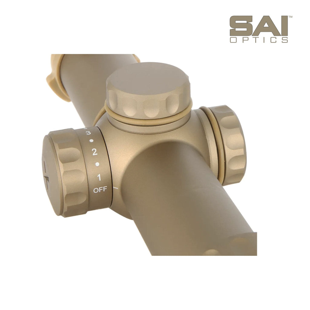 SAI Optics 1-6x24 Rifle Scope 6.8 BDC RAF Reticle - RNG16-T170-C30 Rifle Scope SAI Optics 
