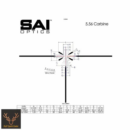 SAI Optics SAI 6 1-6x24mm Rifle Scope .223/5.56 Crosshair Reticle RNG16-T170-C10 LPVO Rifle Scope SAI Optics 