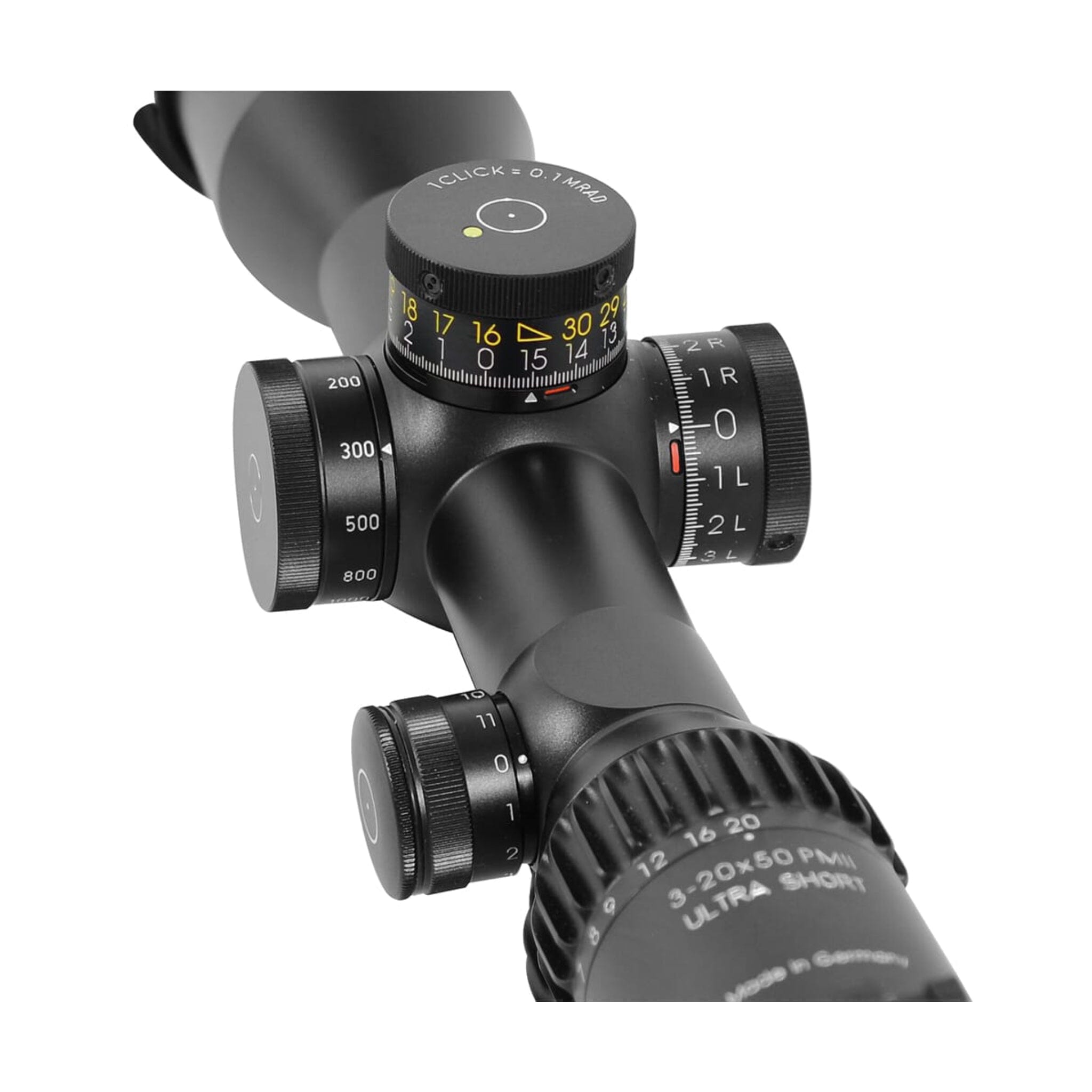 Schmidt & Bender PM II 3–20×50 Ultra Short Riflescope DT II+ MTC LT / ST II ZC LT P4FL Reticle - 667-911-972-M2-I5 Rifle Scope Schmidt & Bender 