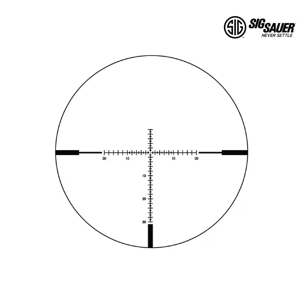 SIG Sauer WHISKEY6 3-18x44 Rifle Scope SFP MOA Milling Hunter 2.0 Reticle - SOW63111 Rifle Scope SIG Sauer 
