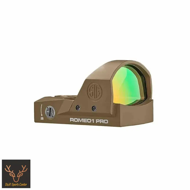 SIG Sauer ROMEO1PRO Reflex Red Dot Sight 6 MOA Dot Reticle FDE SOR1P103 Red Dot Sight SIG Sauer 