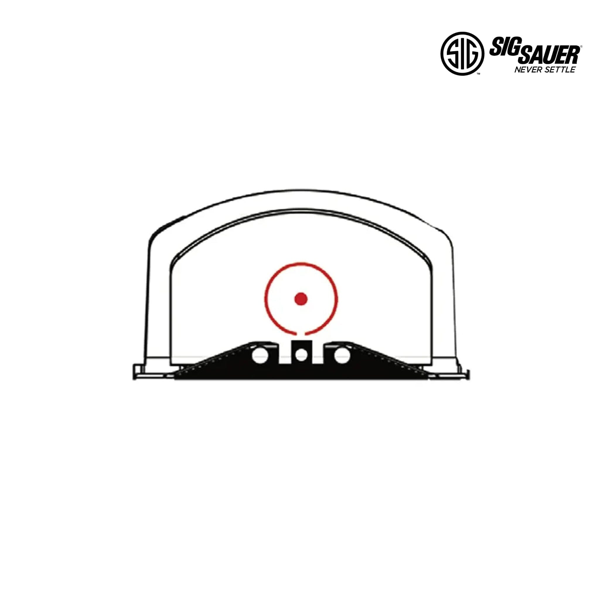 SIG Sauer ROMEO2 Red Dot Sight Circle Dot Modular Full Kit, product image 5