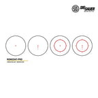 SIG Sauer ROMEO4T-PRO Red Dot Sight Quad Ballistic Circle Dot FDE, product image 3