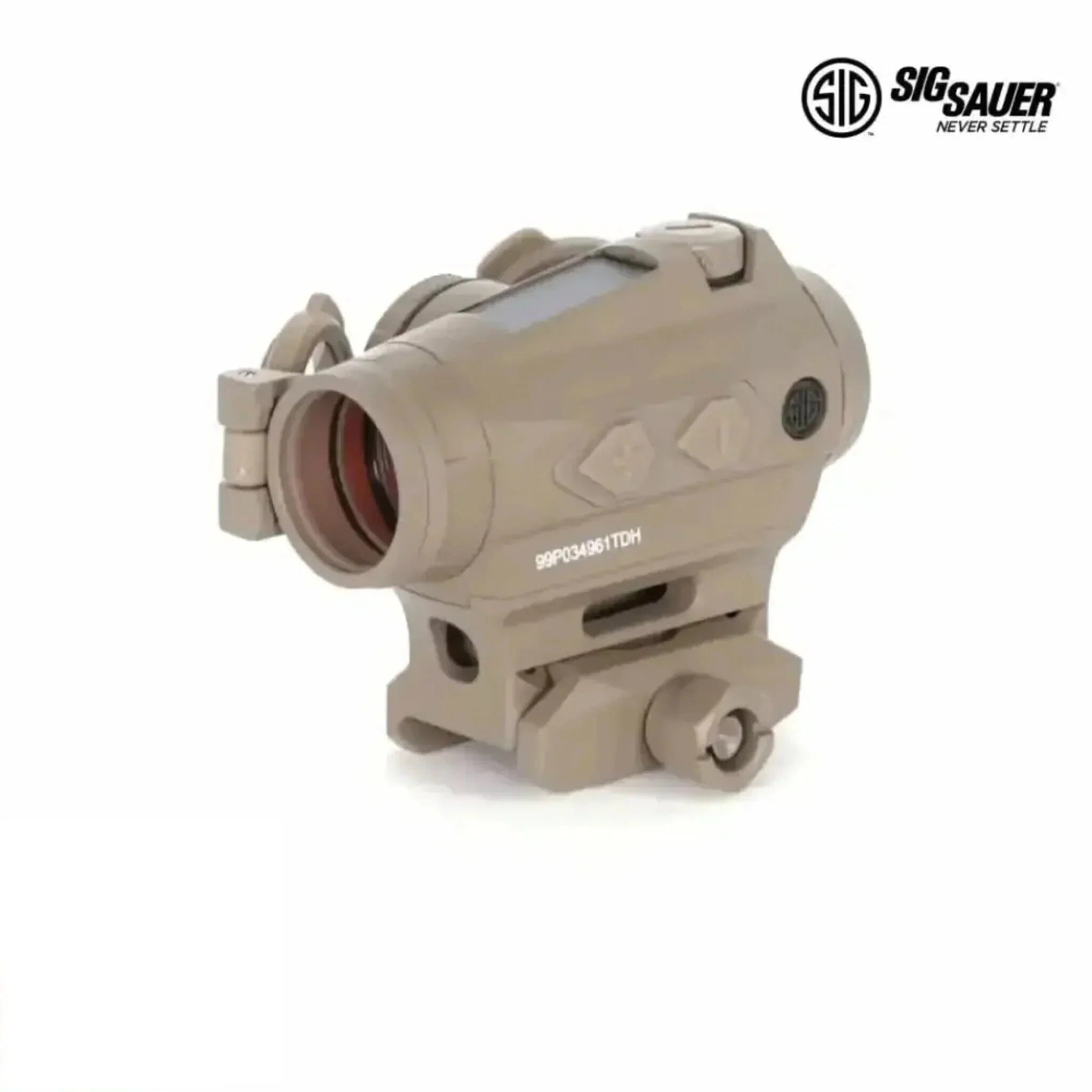 SIG Sauer ROMEO4T Red Dot Sight 2 MOA Ballistic Circle Dot FDE, SKU SOR43131
