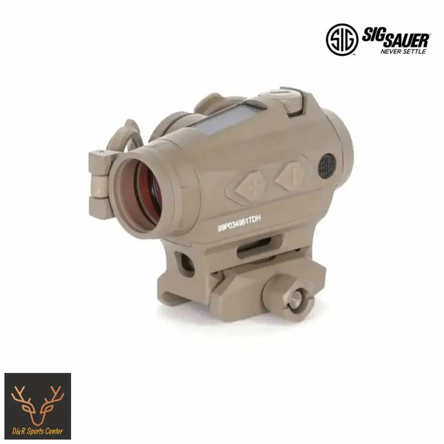 SIG Sauer ROMEO4T Red Dot Sight 2 MOA Ballistic Circle Dot Reticle FDE SOR43131 Red Dot Sight SIG Sauer 