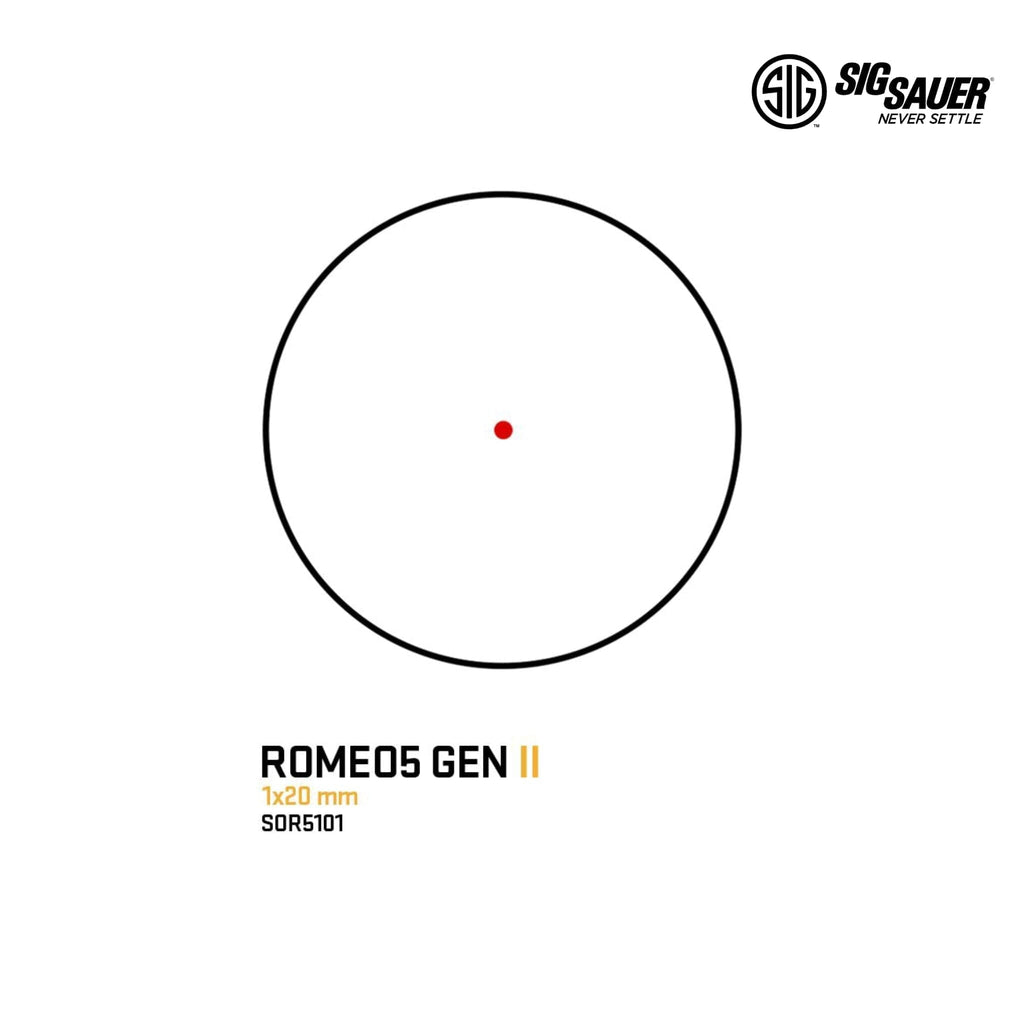 SIG Sauer ROMEO5 Gen II Red Dot Sight 2 MOA Dot, product image 6