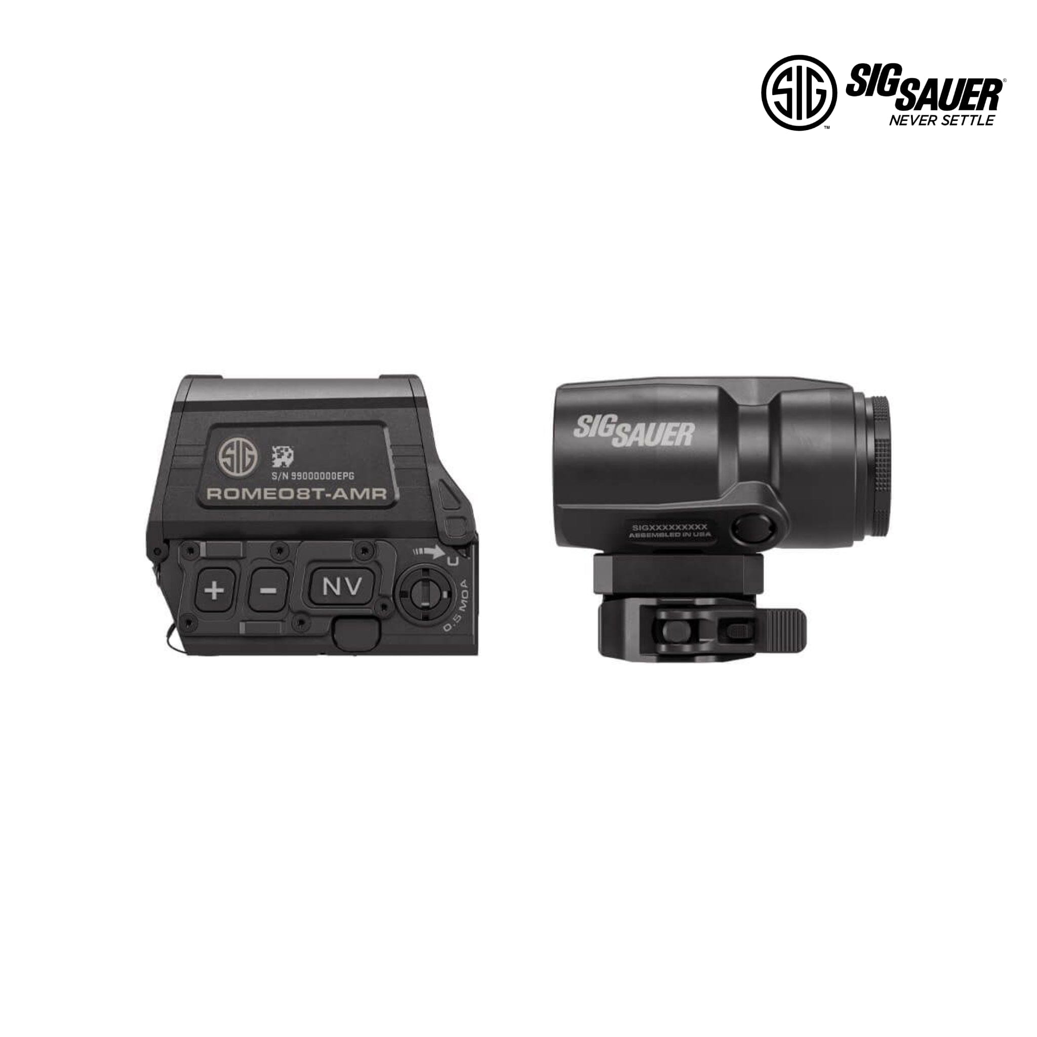 SIG Sauer ROMEO8T-AMR Red Dot Sight & JULIET3T-AMR 3x Magnifier Combo, product image 4