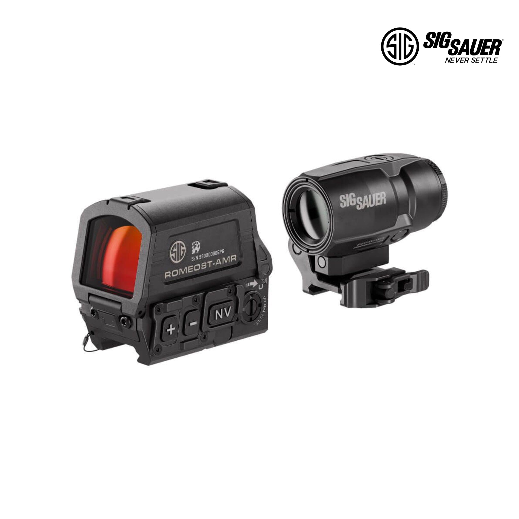 Sig Sauer ROMEO8T-AMR Red Dot Sight & JULIET3T-AMR 3× Micro Magnifier Combo Kit Red Dot Sight SIG Sauer 
