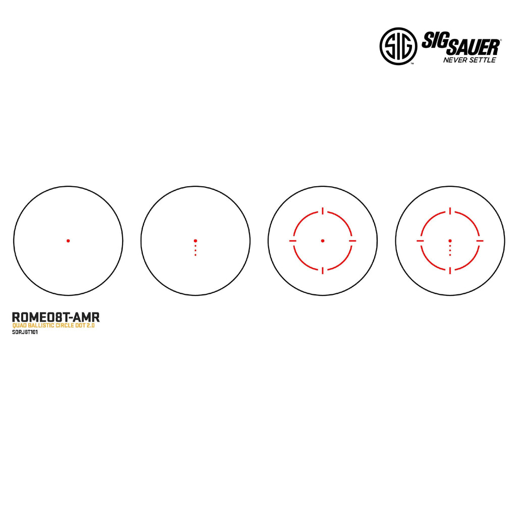 SIG Sauer ROMEO8T-AMR Red Dot Sight - QBCD 2.0 MSAR SIG Sauer 