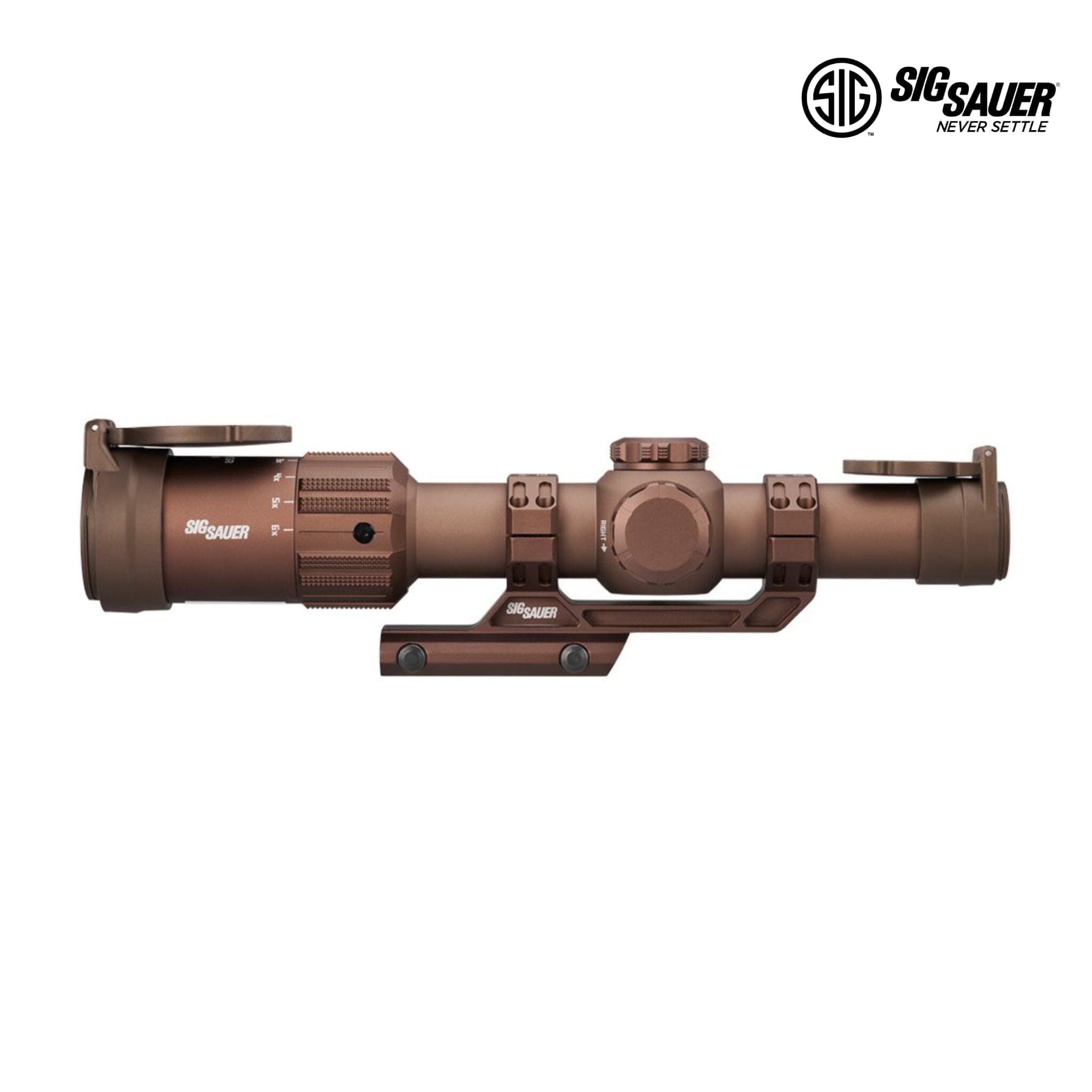 Sig Sauer TANGO-MSR 1-6×24mm LPVO Rifle Scope – Illuminated MSR BDC6 Reticle, Coyote – SOTM61200 Rifle Scope SIG Sauer 