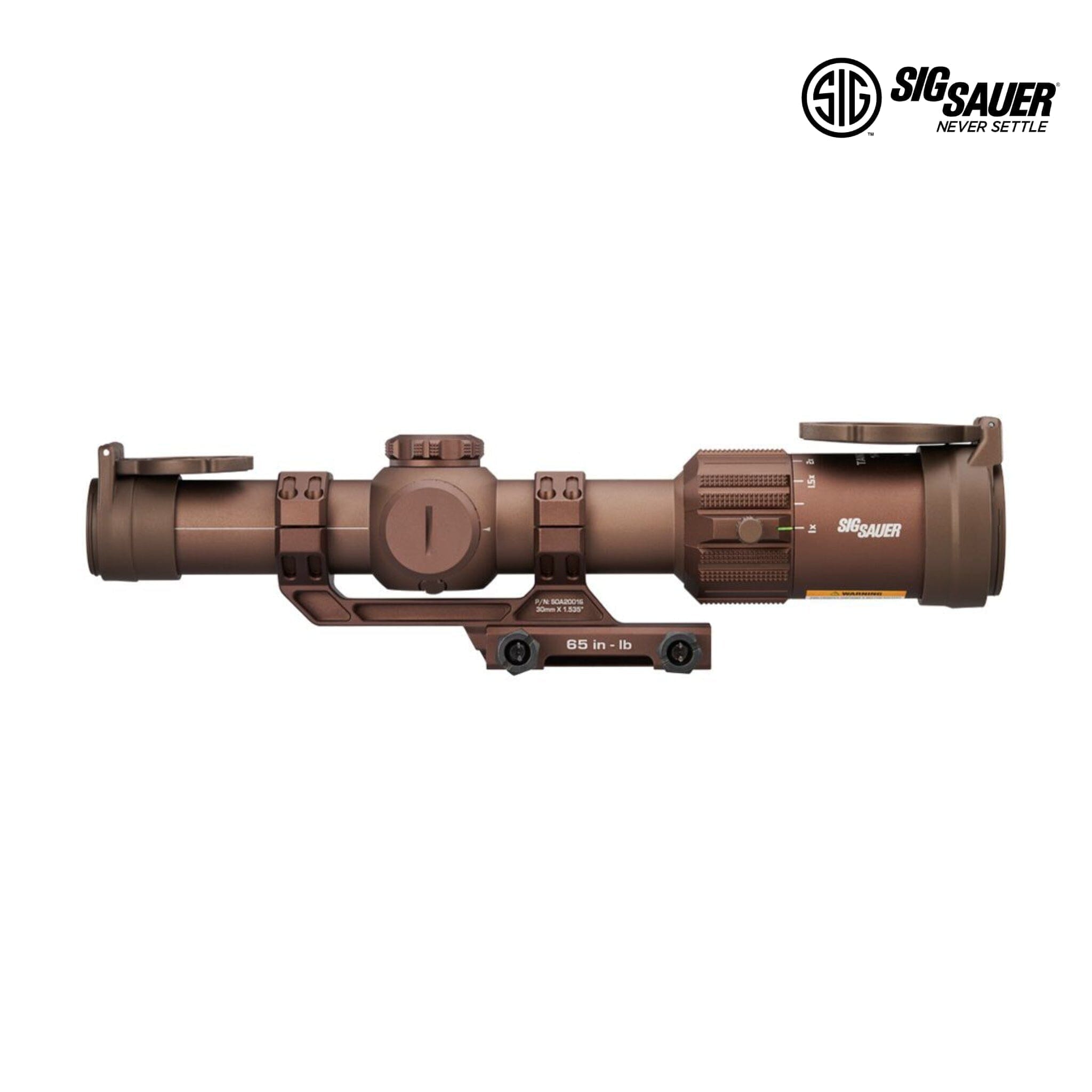 Sig Sauer TANGO-MSR 1-6×24mm LPVO Rifle Scope – Illuminated MSR BDC6 Reticle, Coyote – SOTM61200 Rifle Scope SIG Sauer 