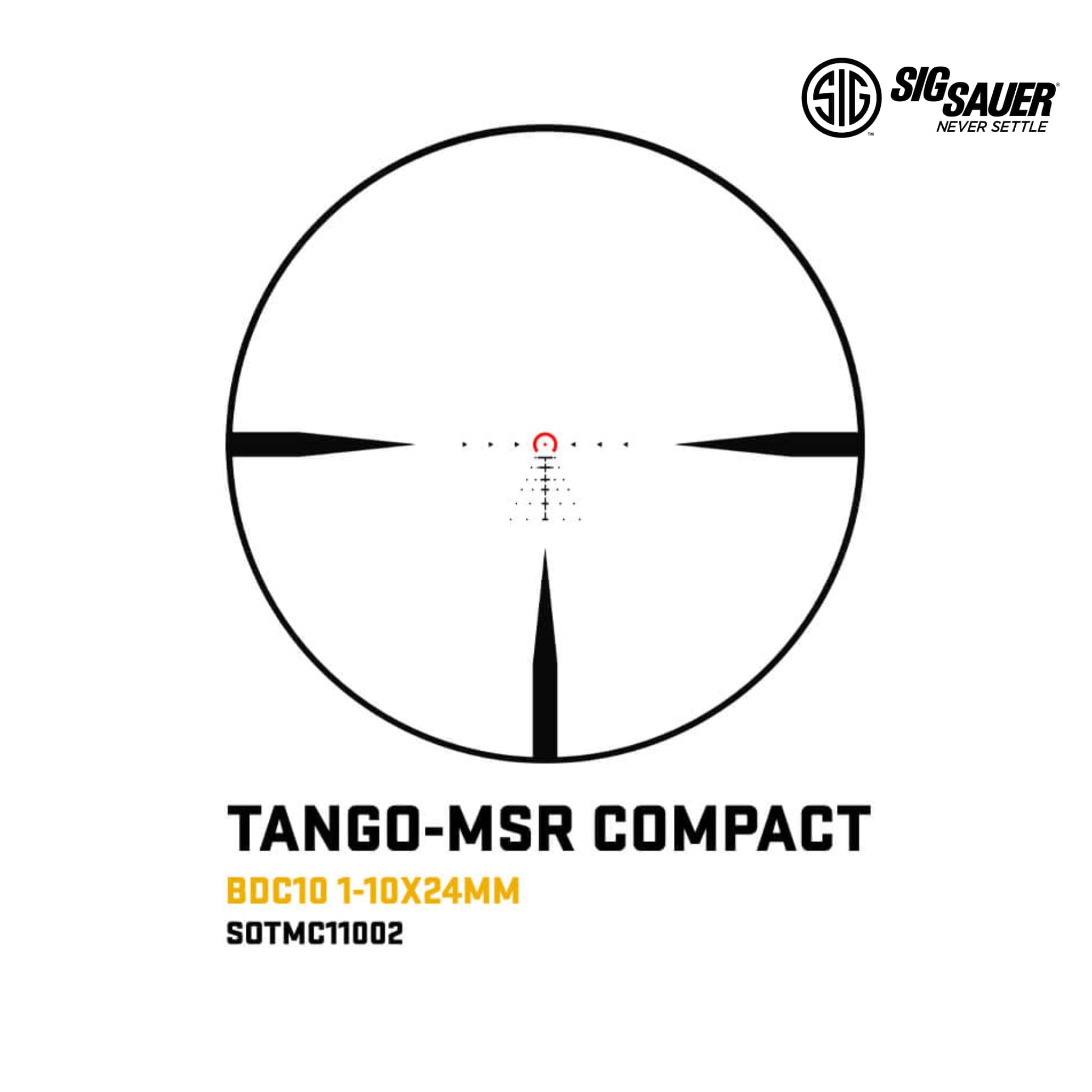 SIG Sauer TANGO-MSR Compact 1-10x24 FFP LPVO Rifle Scope BDC10, product image 5