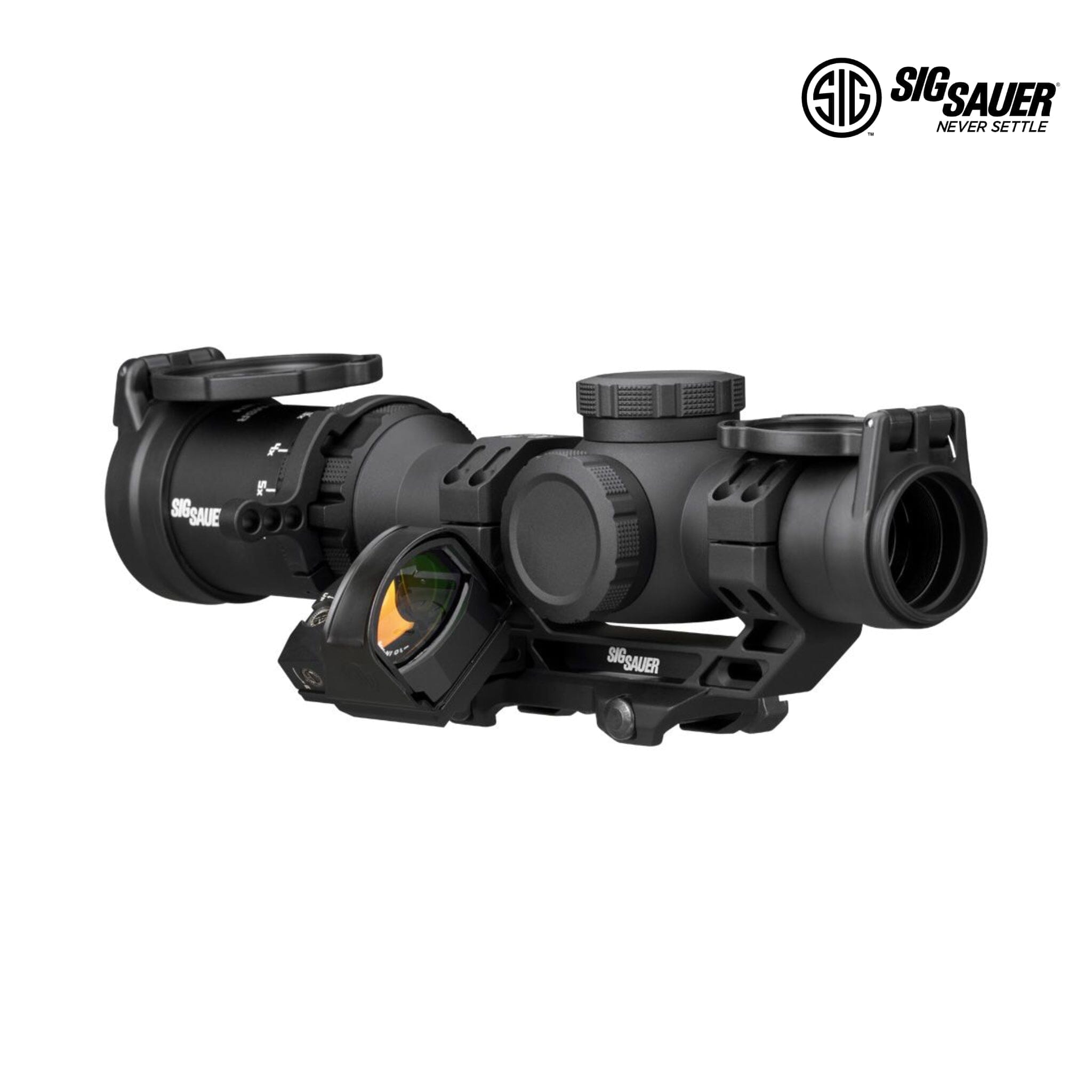 SIG Sauer TANGO-MSR Compact 1-6x24 LPVO Rifle Scope with ROMEO1 offset red dot, SKU SOTMC61000-R1