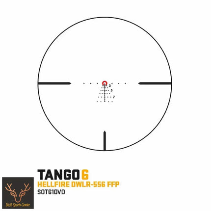 SIG Sauer TANGO6T 1-6x24 DVO Rifle Scope Hellfire DWLR-556 Reticle SOT61DVO LPVO Rifle Scope SIG Sauer 